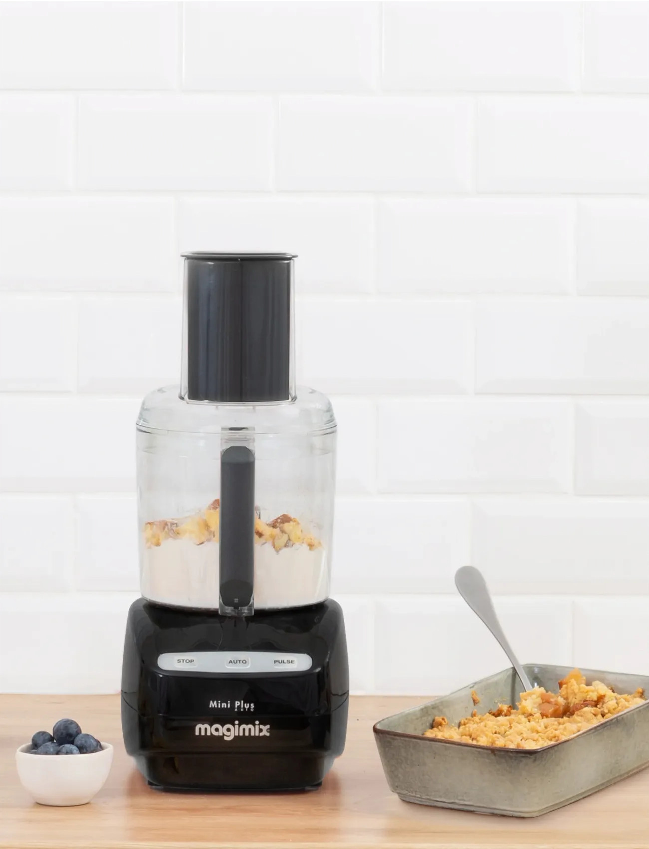 Magimix Foodprocessor Mini Plus Auto 400 Watt, 400 W x 22.5, Black, Køkkenmaskiner > Foodprocessorer, Unisex