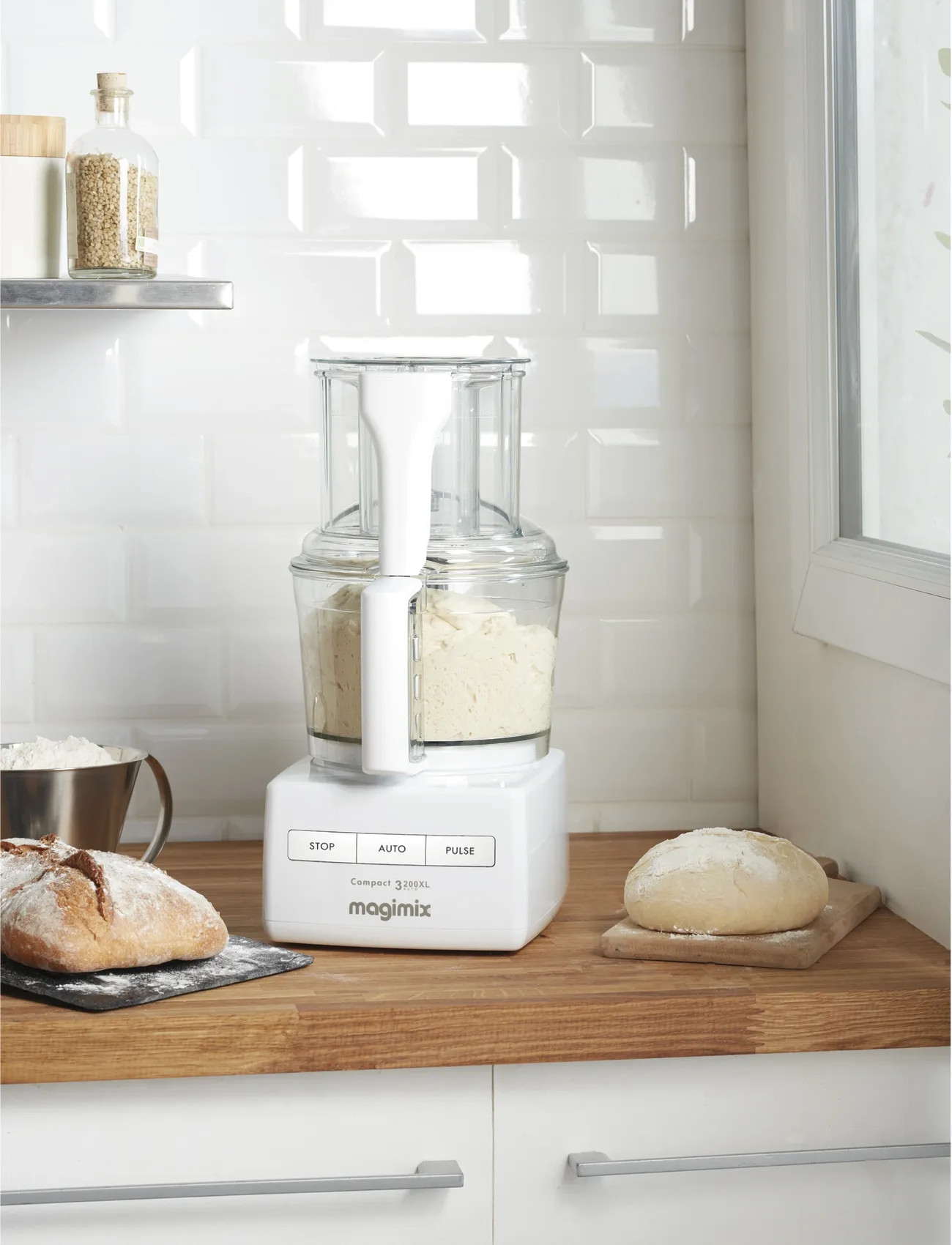 Magimix Foodprocessor Cs 3200 Xl 650 Watt, 650 W x 46, White, Køkkenmaskiner > Foodprocessorer, Unisex