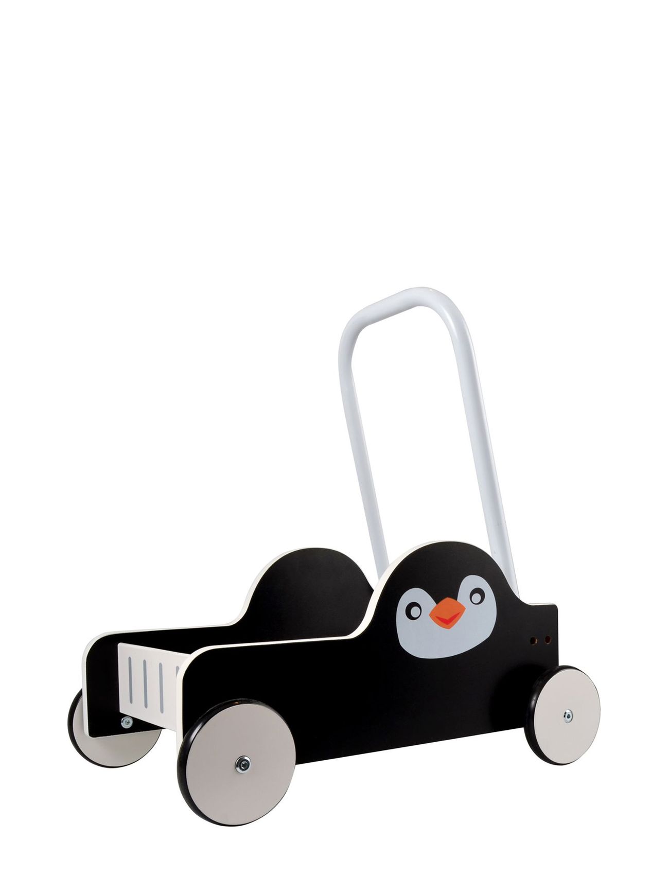 Magni Walker Cart Penguin Toys Baby Toys Push Toys Black Magni Toys