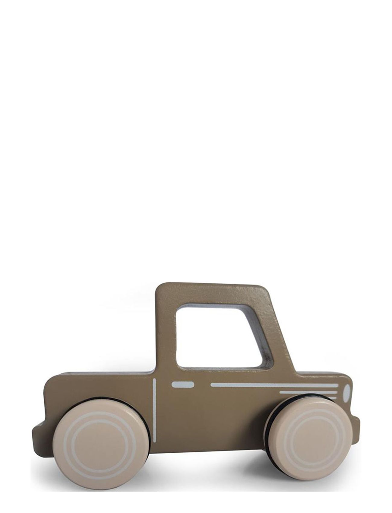 Hand Car Pickup Truck, Fsc Wood 100% Toys Toy Cars & Vehicles Toy Vehicles Trucks Brown Magni Toys