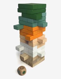 Tumbling Tower, large - aktivitetsspill - green/orange/white