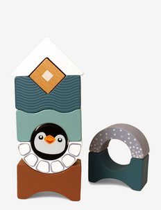 Penguin stacking tower - stableklosser - multi color