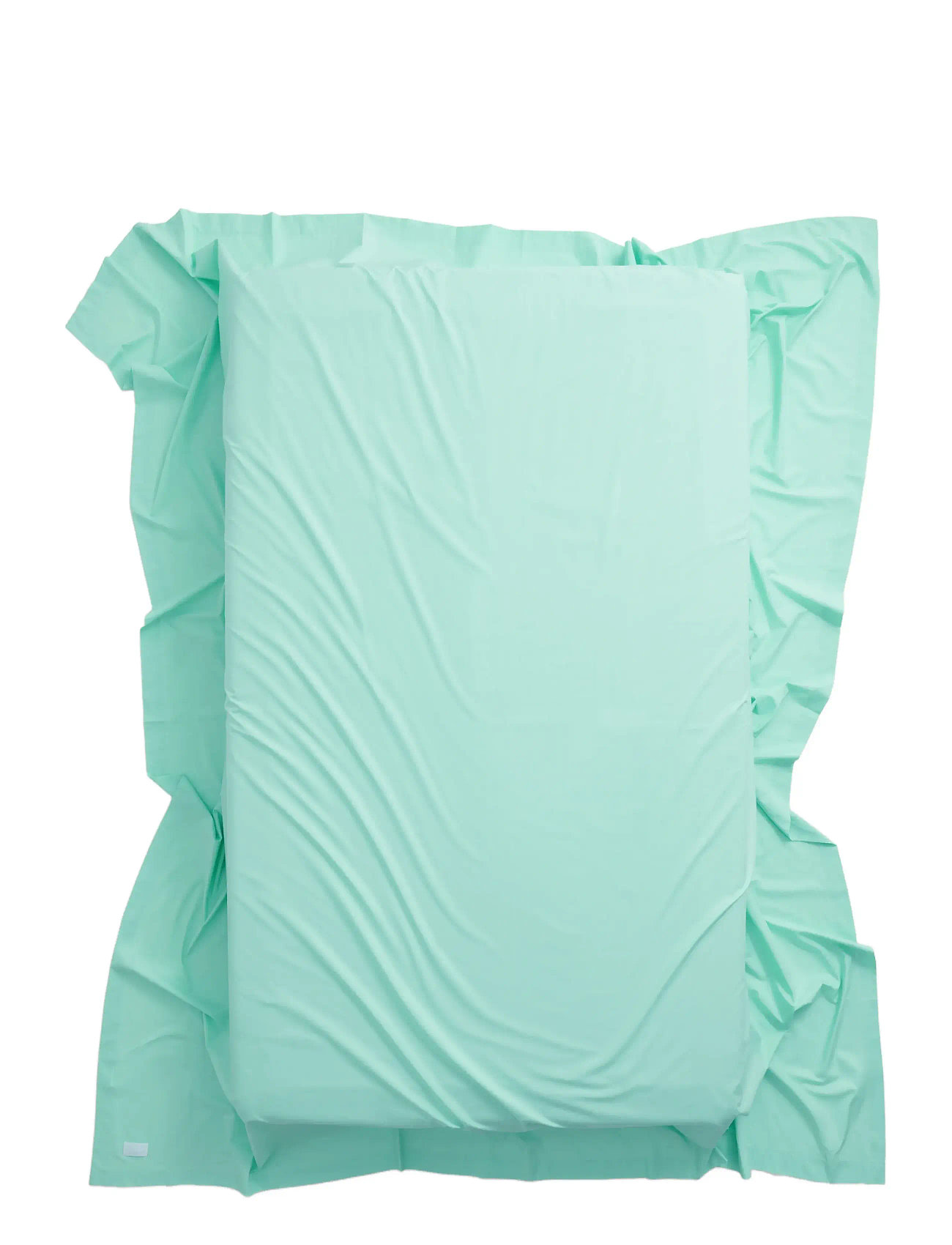 MAGNIBERG Mother Flat Sheet Poplin, 260X 280 cm, Green, Sheets > Flat Sheets, Unisex