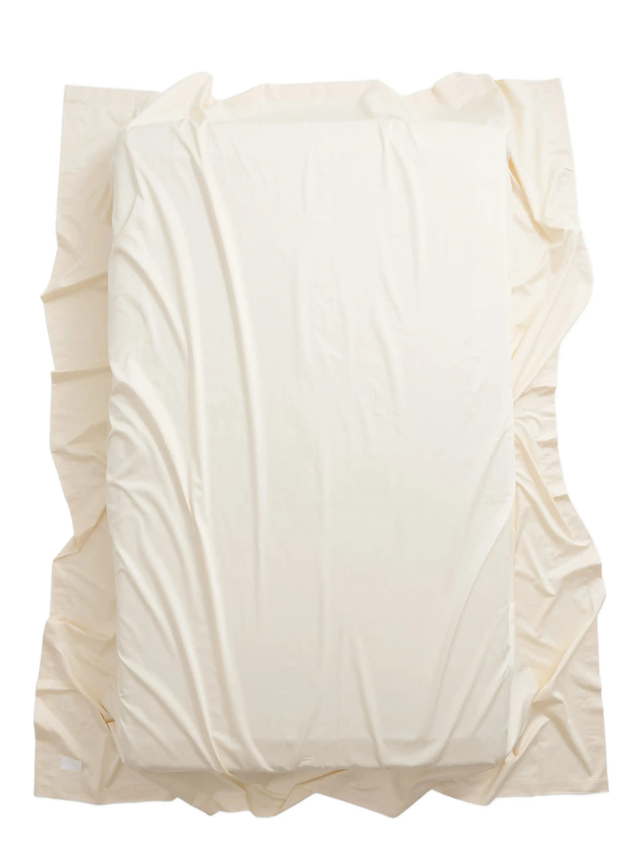 MAGNIBERG Mother Sateen Flat Sheet, 260X 280 cm, Cream, Sheets > Flat Sheets, Unisex