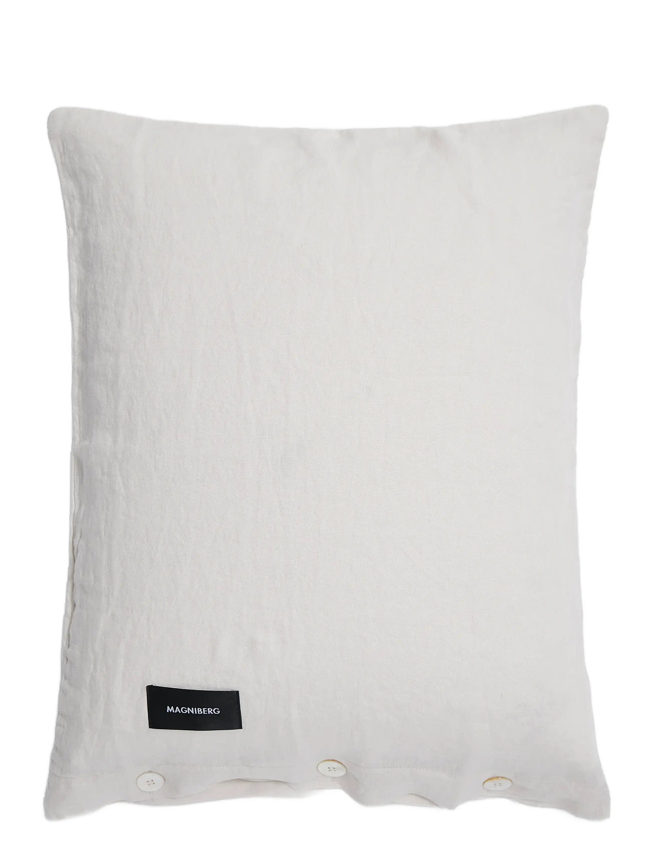 MAGNIBERG Mother Linen Pillow Case, 60X63 cm, Cream, Sengetekstiler > Pudebetræk, Unisex