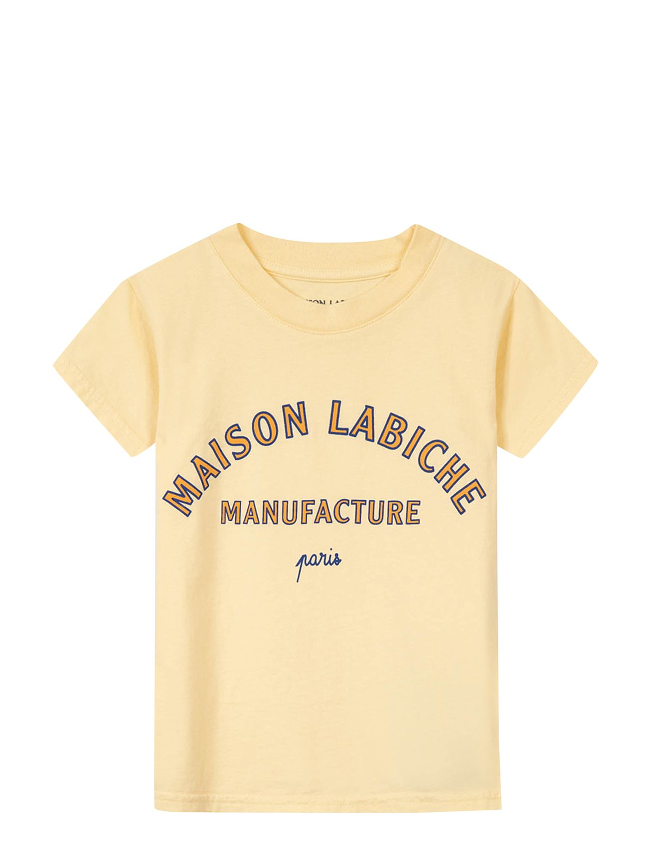 Leon Manufacture Tops T-shirts Short-sleeved Yellow Maison Labiche Paris