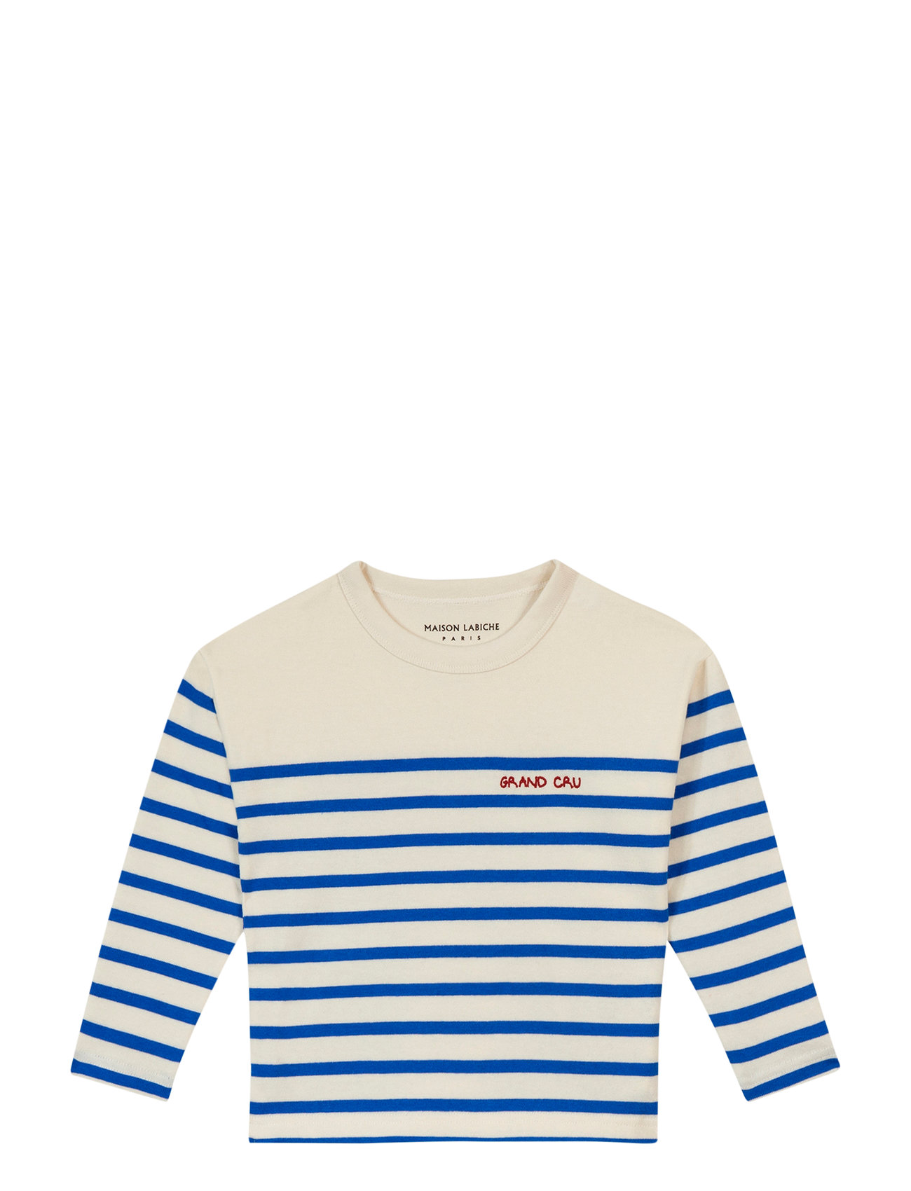 Moulin Grand Cru/Gots Tops T-shirts Long-sleeved T-shirts Blue Maison Labiche Paris