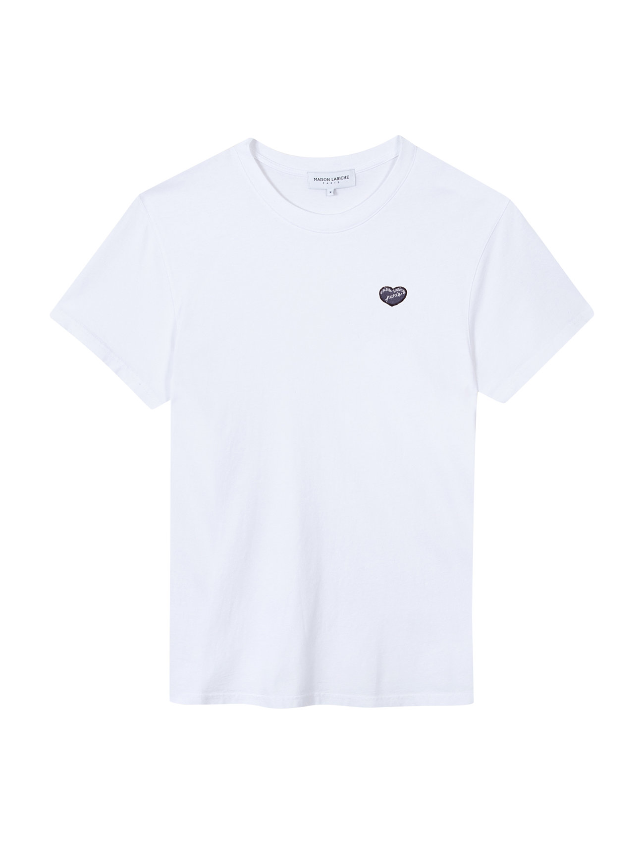 Popincourt Patch Coeur/Gots Designers T-shirts Short-sleeved White Maison Labiche Paris