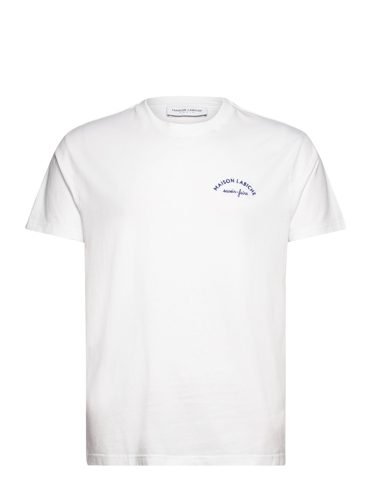 Popin Mini Manufacture/Gots Designers T-shirts Short-sleeved White Maison Labiche Paris