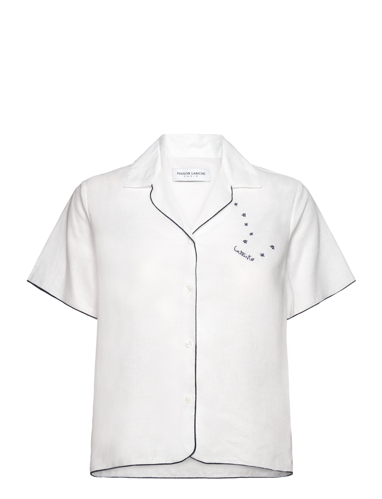 Souchier Callisto Tops Shirts Short-sleeved White Maison Labiche Paris