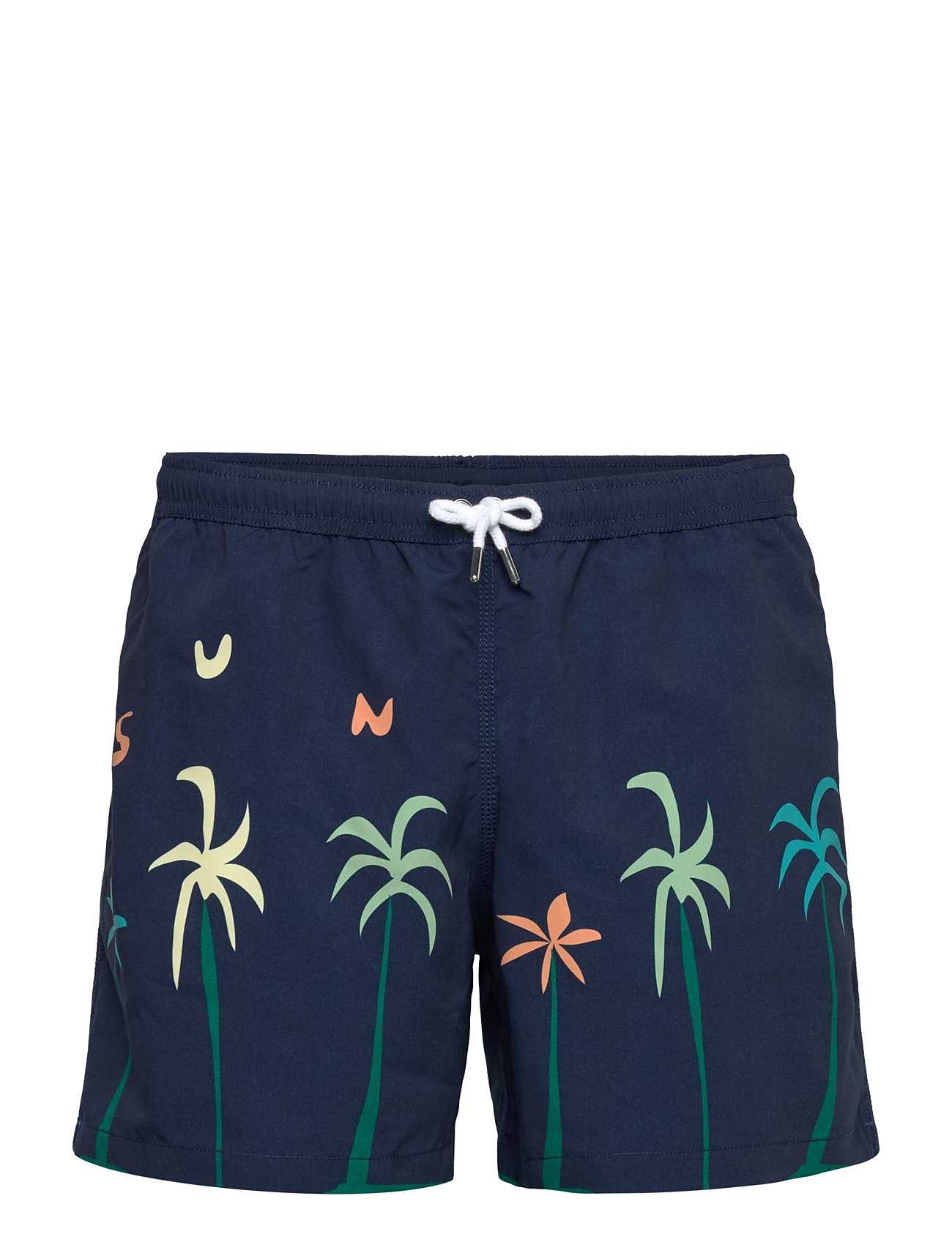 Maillot Sun Palm Badeshorts Navy Maison Labiche Paris