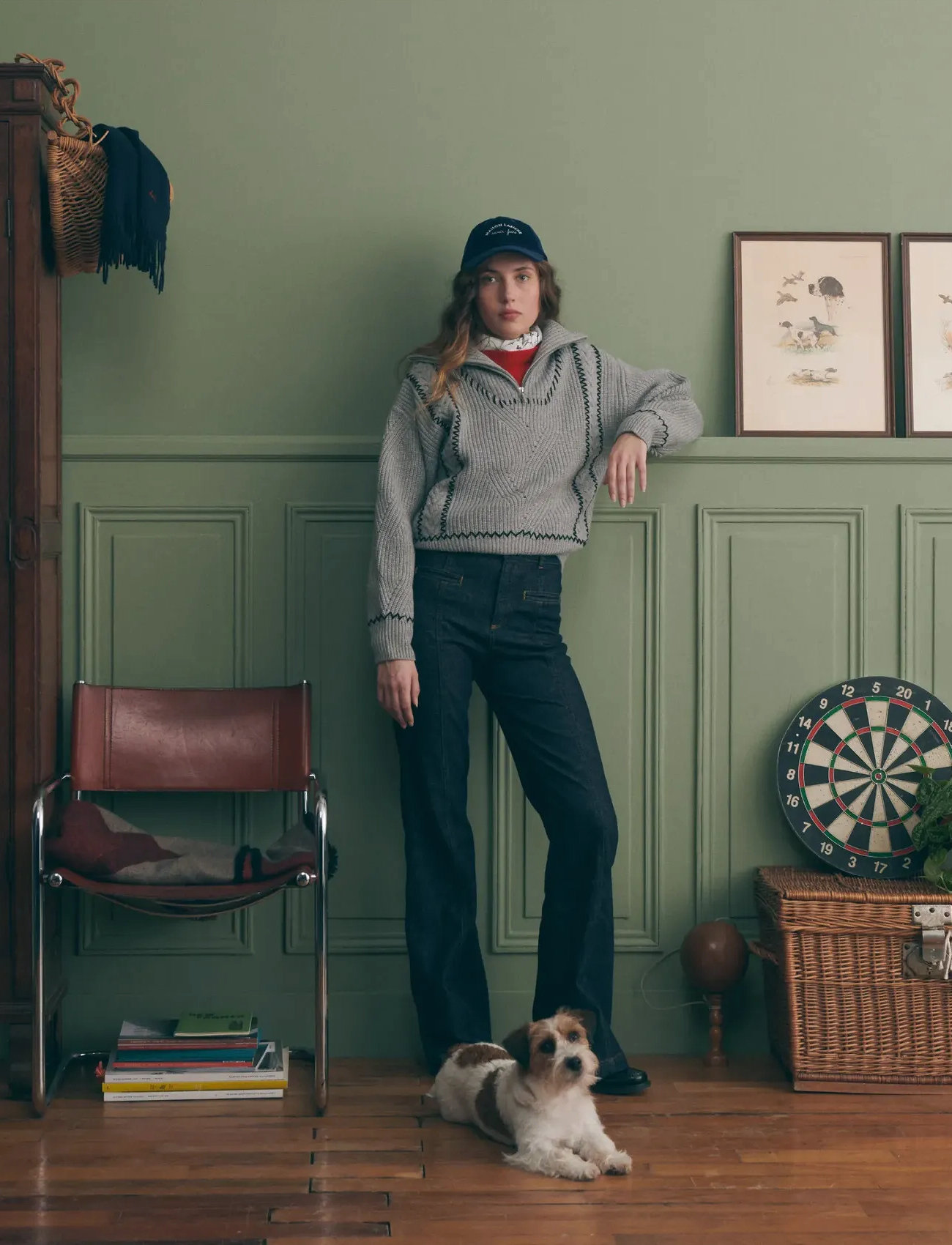 Maison Labiche Champaubert Nb, XL, Grey, Strik > Trøjer, Dame
