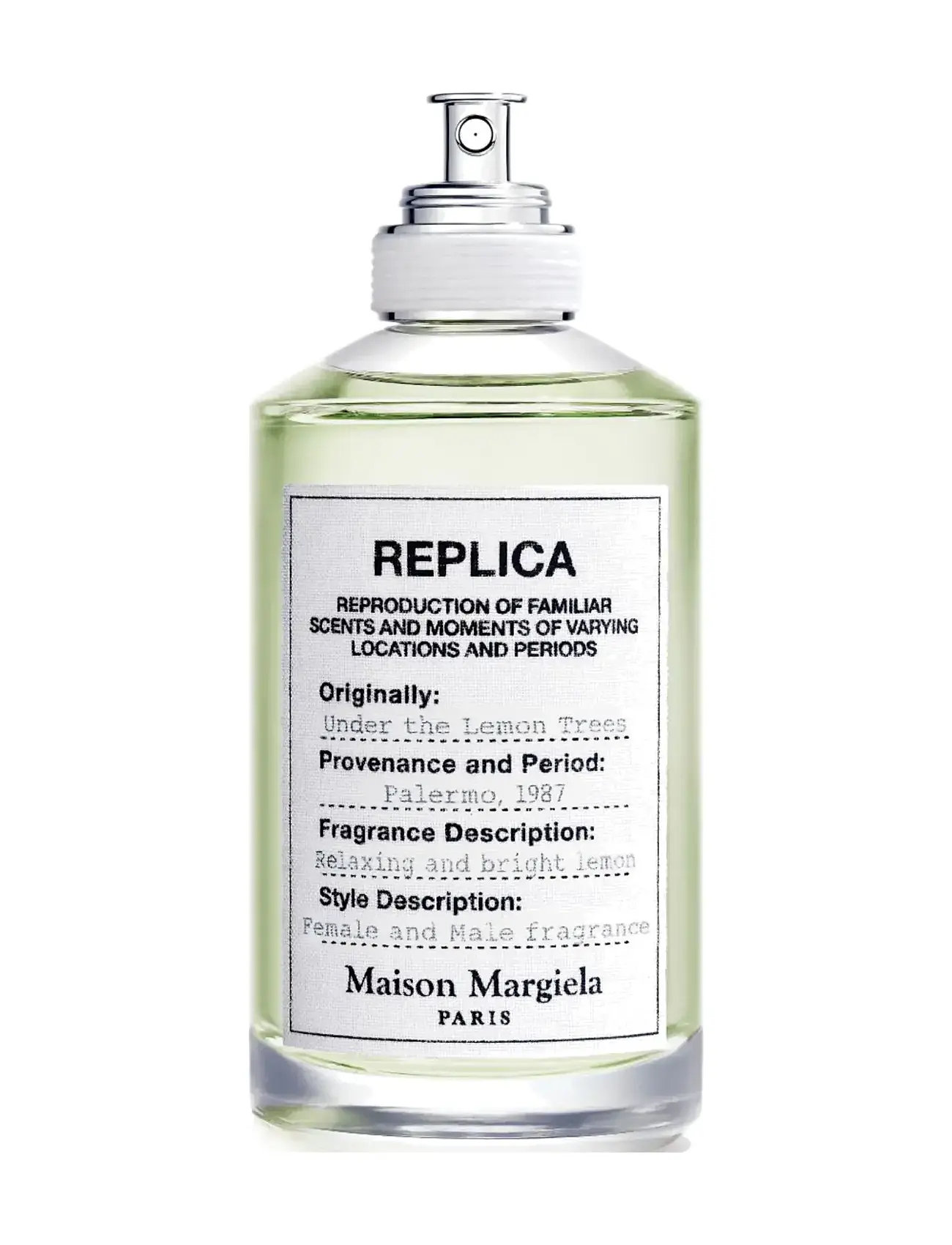 Maison Margiela Replica Fragrance Eau De Toilette Under The Lemon Tree 100.00 ml, 100 ml, Nude, Parfume > Eau De Toilette, Dame