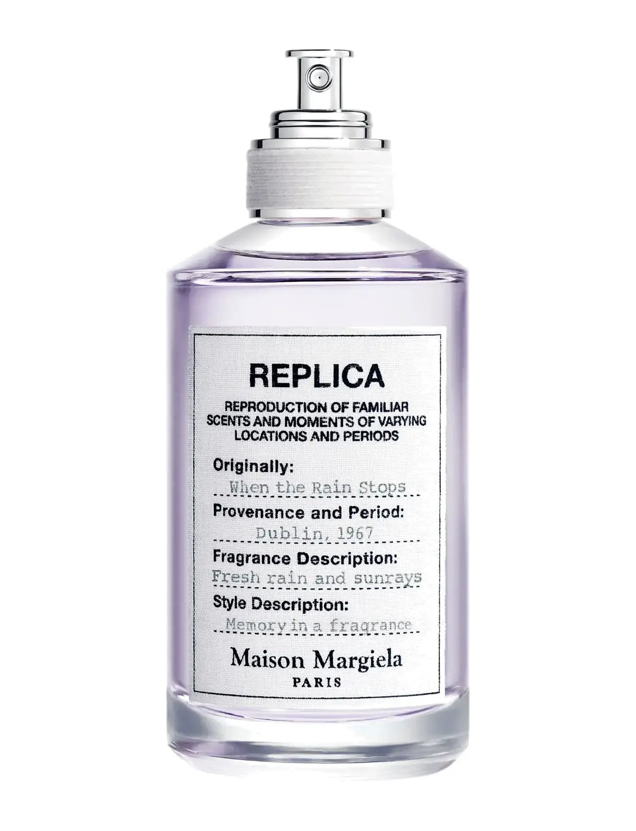 Maison Margiela Replica Fragrance Eau De Toilette When The Rain Stops 100.00 ml, 100 ml, Nude, Parfume > Eau De Toilette, Dame
