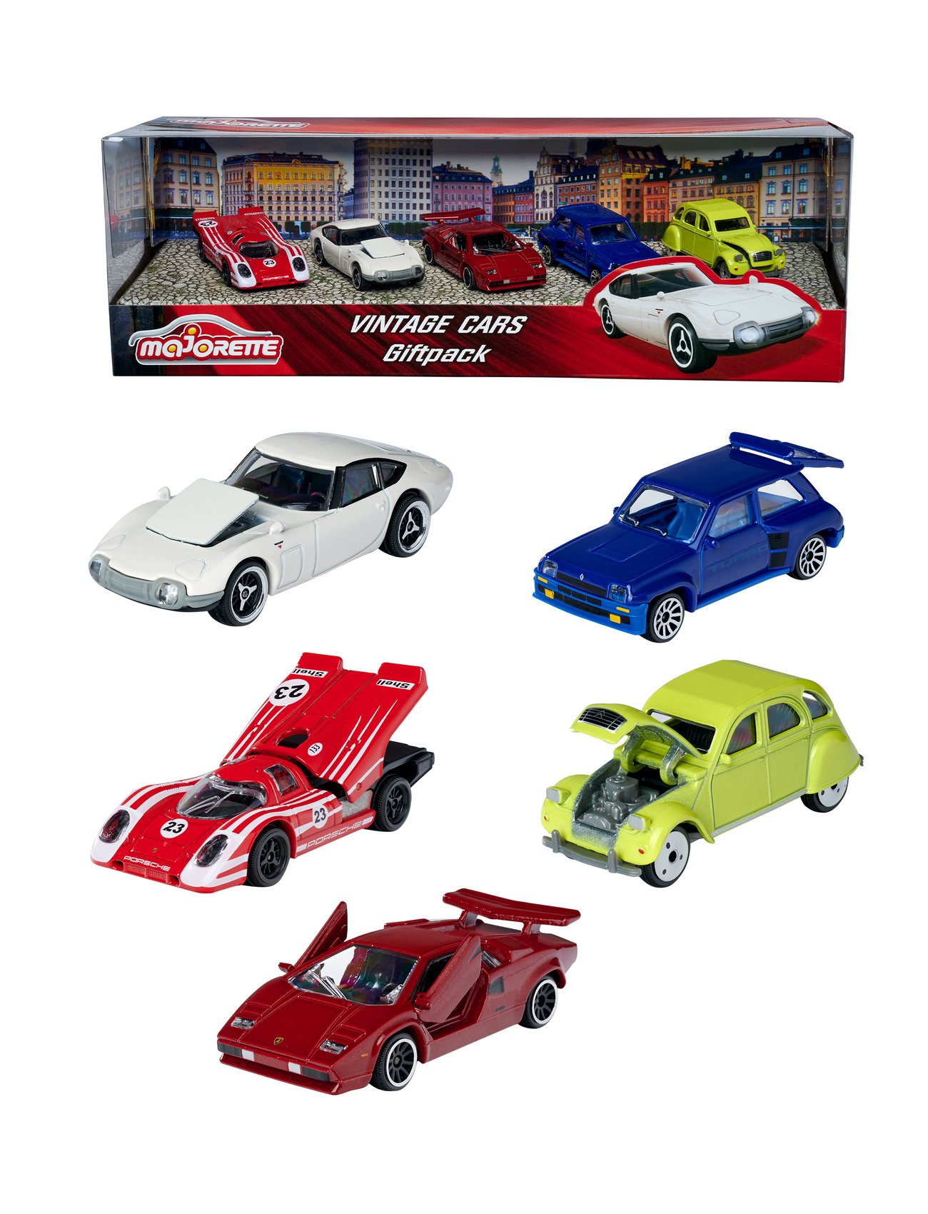 Majorette - Vintage 5 Pieces Giftpack Toys Toy Cars & Vehicles Toy Cars Multi/patterned Majorette