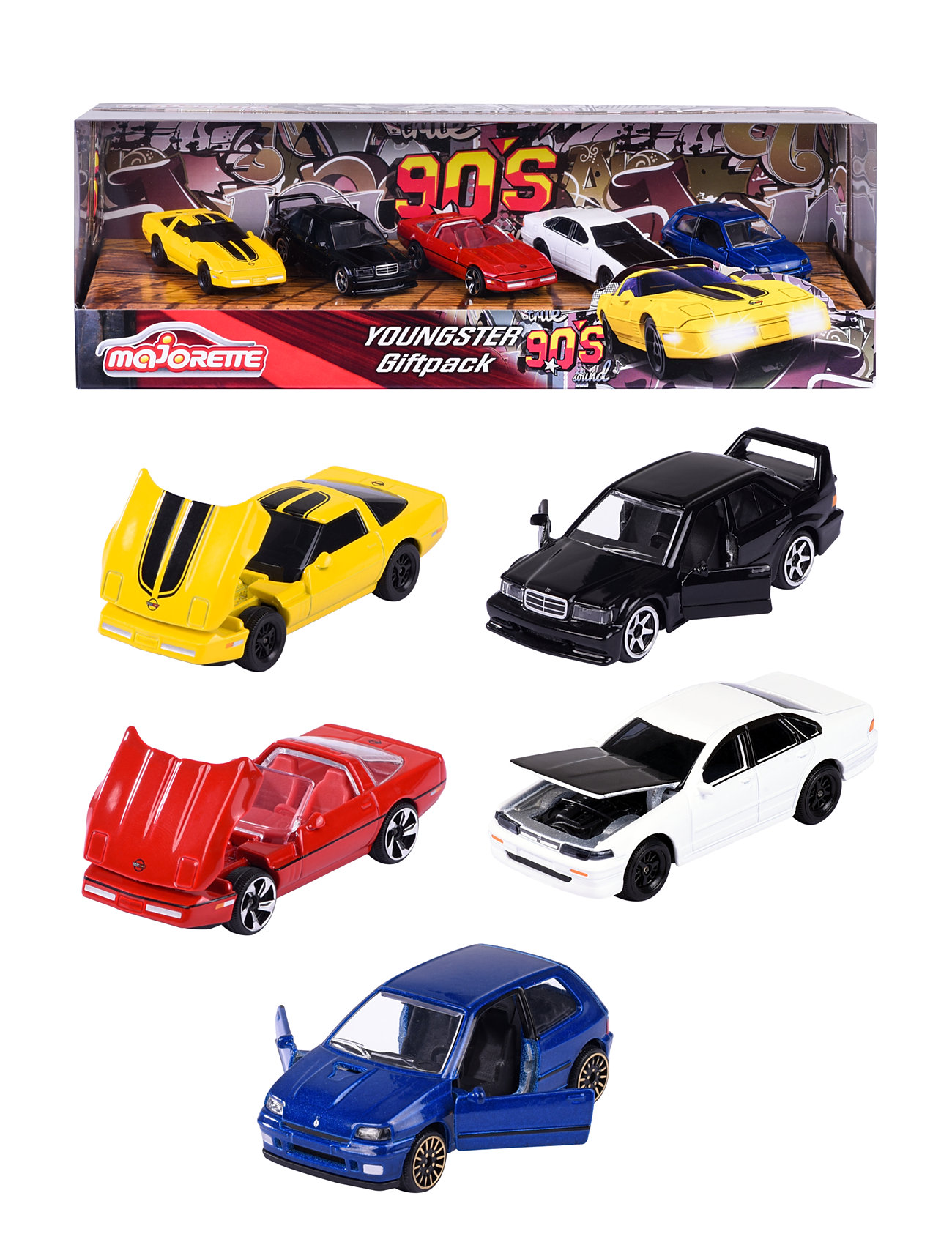 Youngster 5 Pieces Giftpack Toys Toy Cars & Vehicles Toy Cars Multi/patterned Majorette