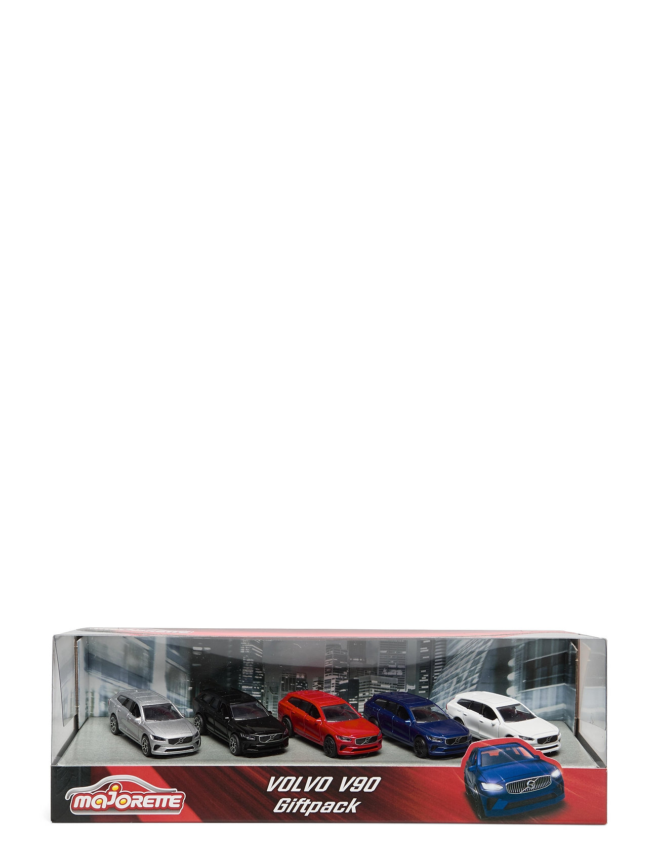 Volvo V90, 5 Pieces Giftpack Toys Toy Cars & Vehicles Toy Cars Multi/mönstrad Majorette