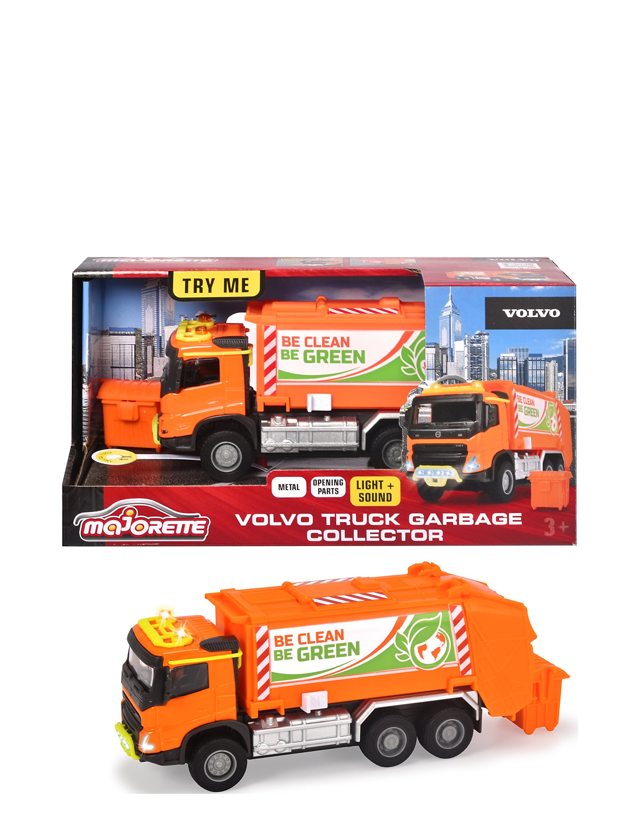 Majorette Grand Series Volvo Fmx Garbage Truck Patterned Majorette