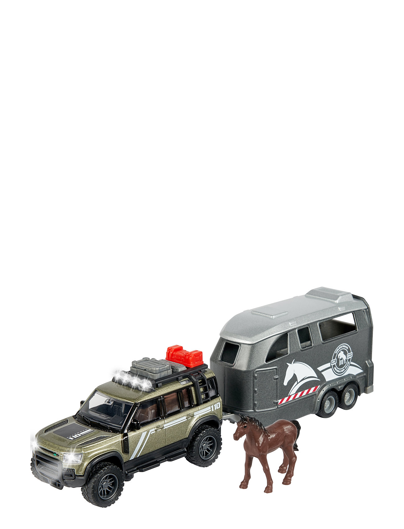 Majorette "Majorette Grand Series Land Rover Horse Carrier Toys Toy Cars & Vehicles Multi/patterned Majorette"