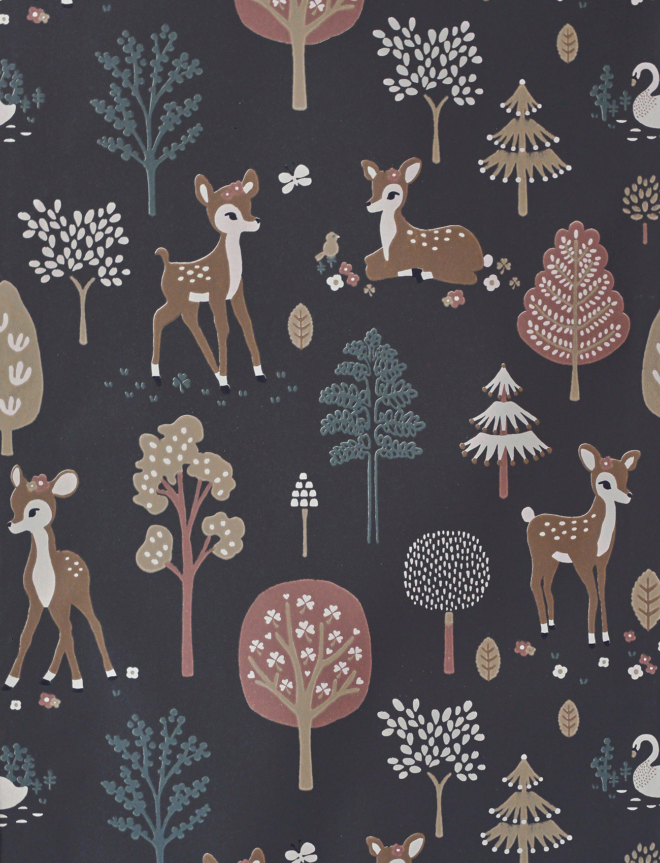 Wallpaper Golden Woods Deep Grey Home Kids Decor Wallpapers Grey Majvillan