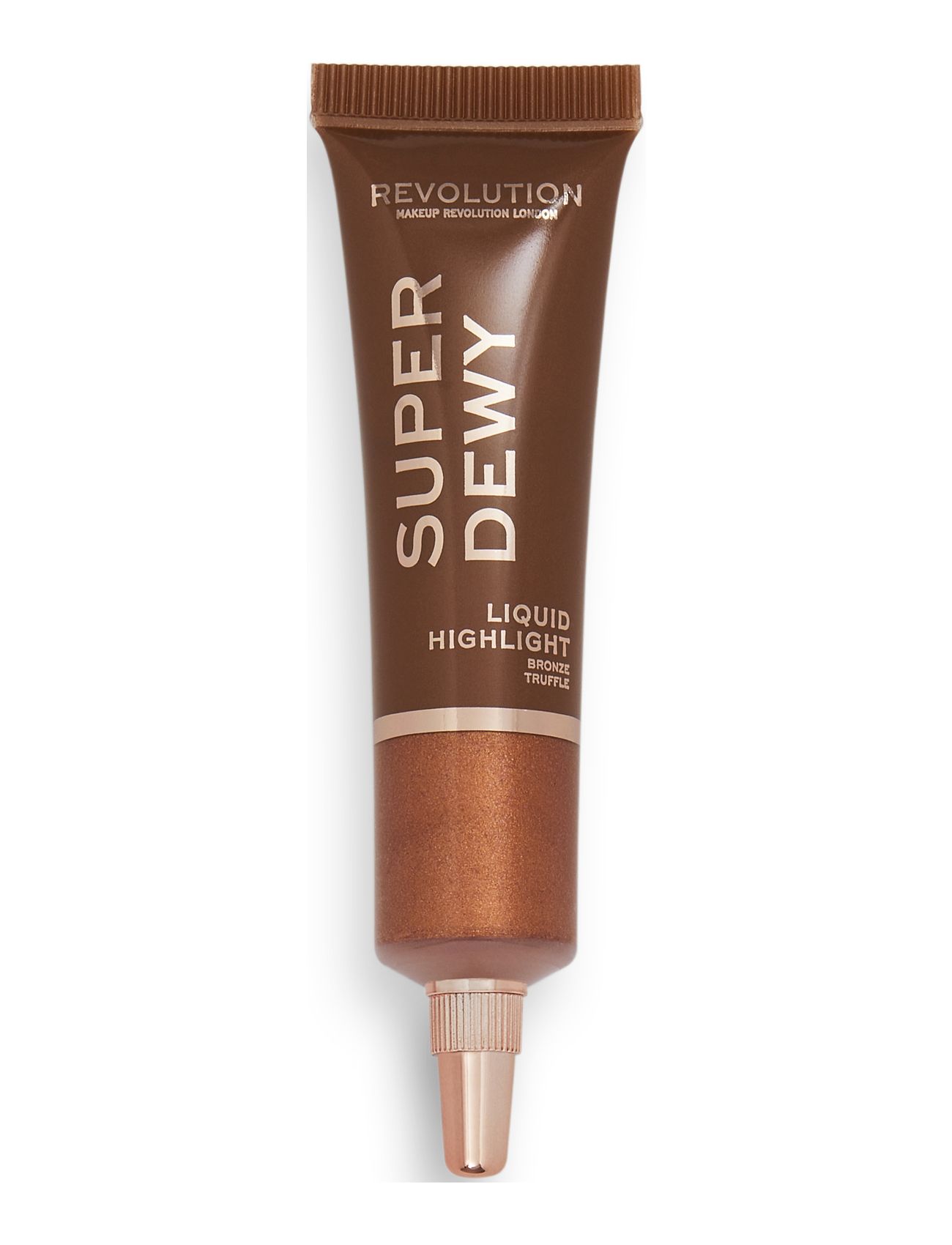 Revolution Superdewy Liquid Highlighter Bronze Truffle Rouge Makeup Brown Makeup Revolution