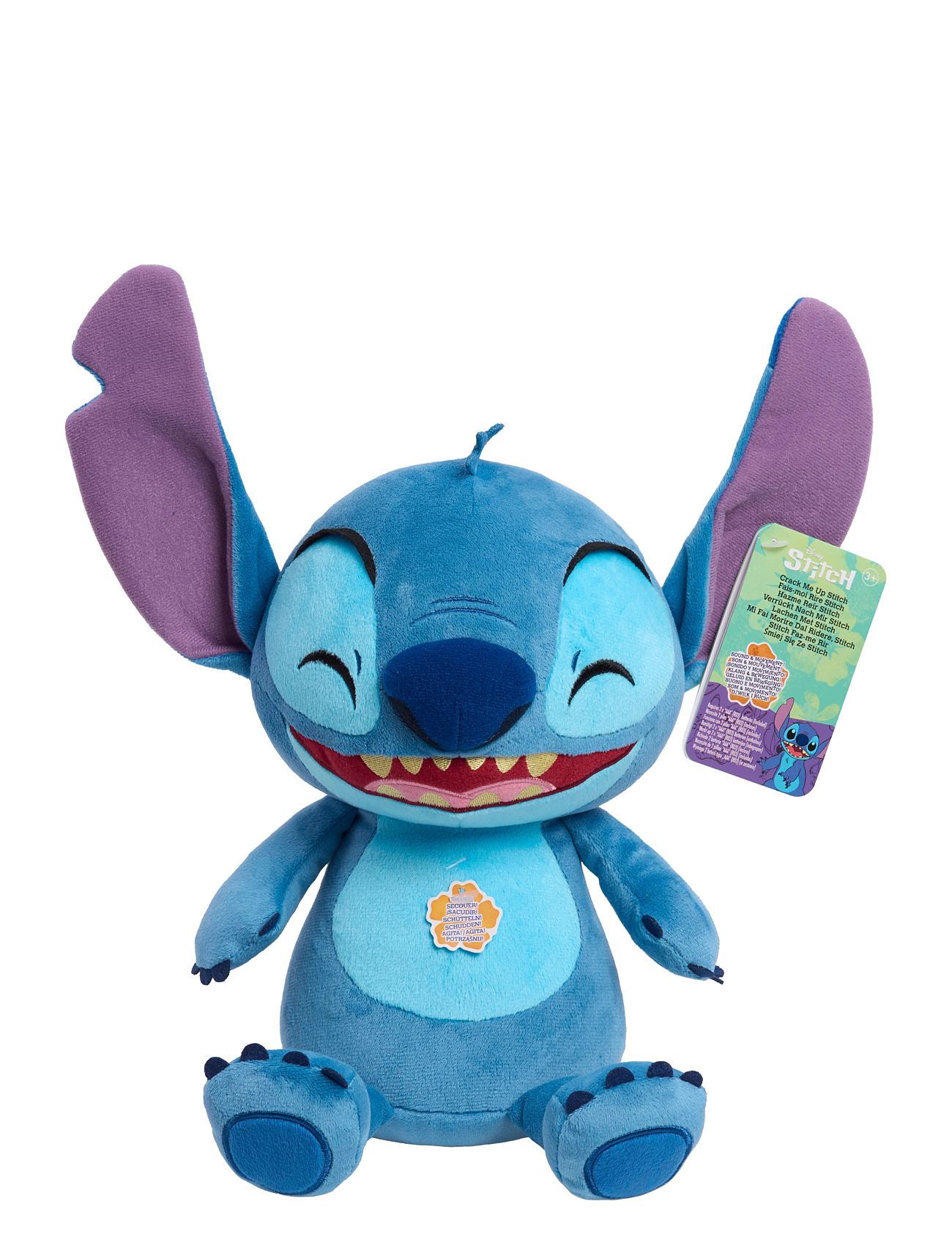 Lilo & Stitch Disney Stitch Crack Me Up Feature Plush 28 Cm Multi/patterned