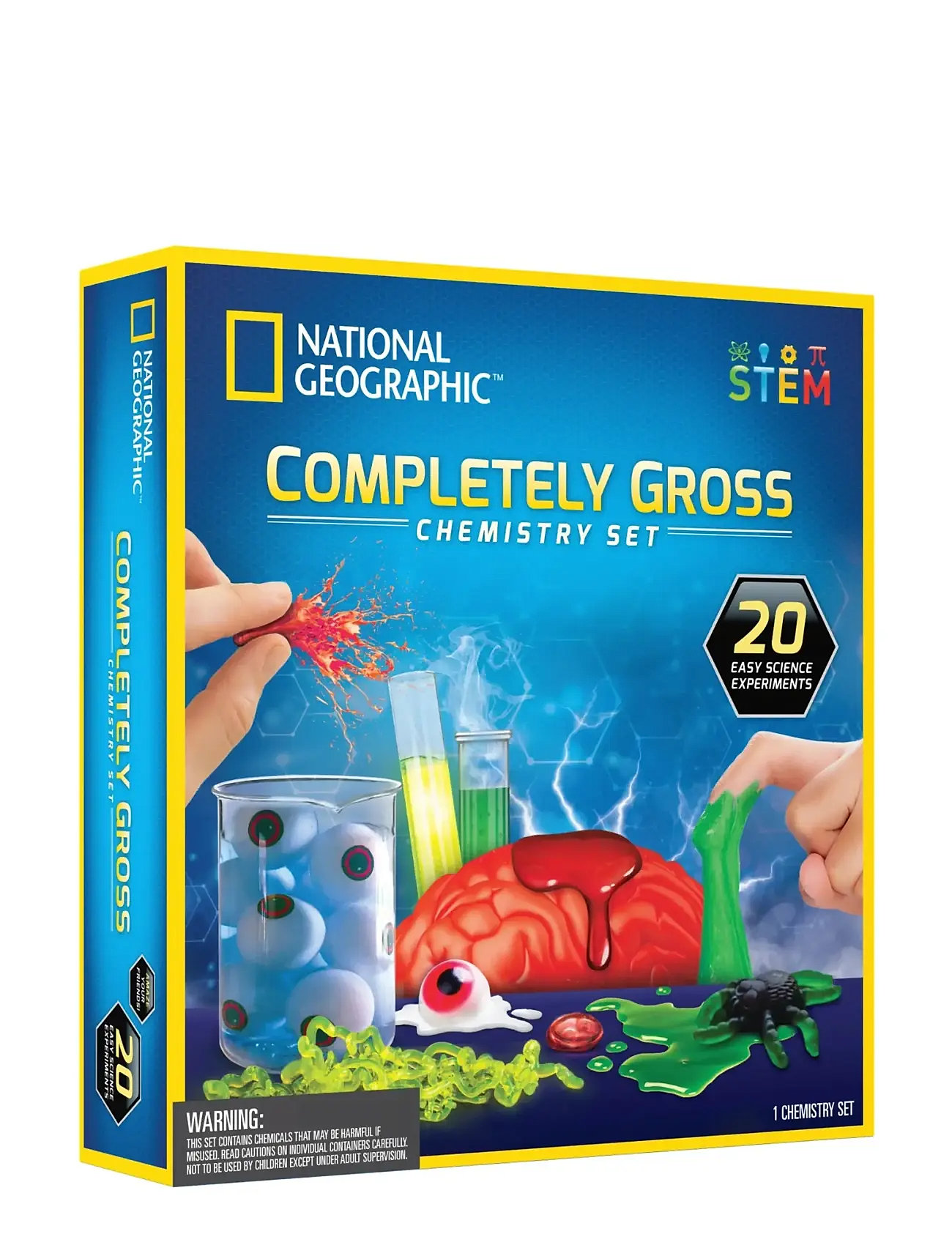 National Geographic National Geographic Completely Gross Chemistry Set, One Size, Blue, Legetøj > Experiments And Science, Børn