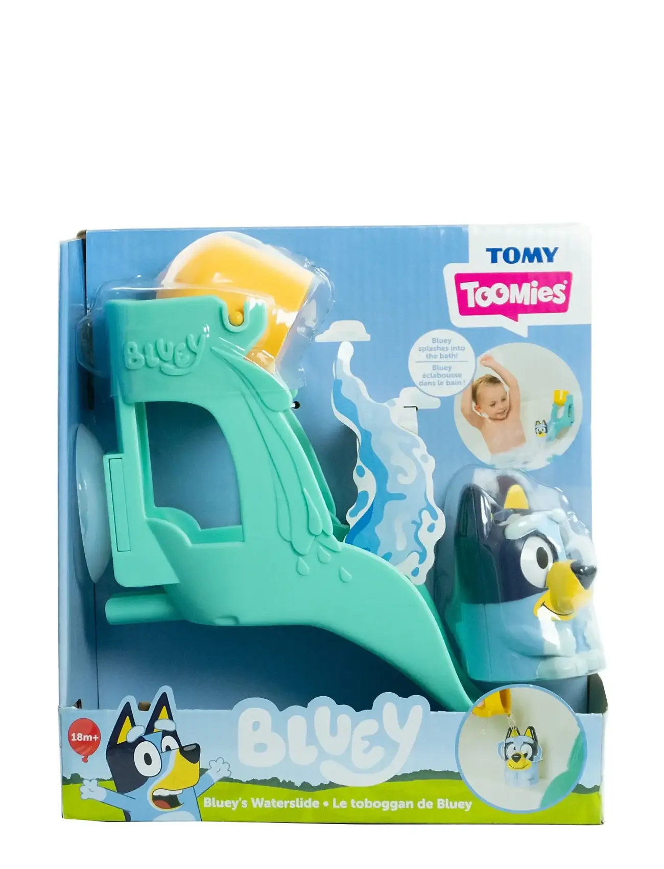 MAKI Toomies Bluey's Water Slide, One Size, Blue, Bath & Water Legetøj > Bath Legetøj, Børn