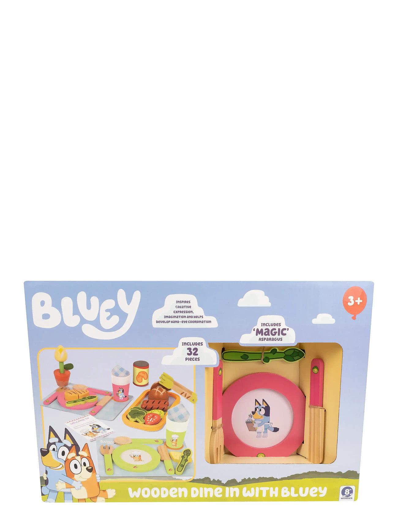 Bluey Bluey Dine With Bluey, One Size, Multi/patterned, Legetøjskøkken Og Tilbehør > Legetøjsmad Og -Kager, Børn