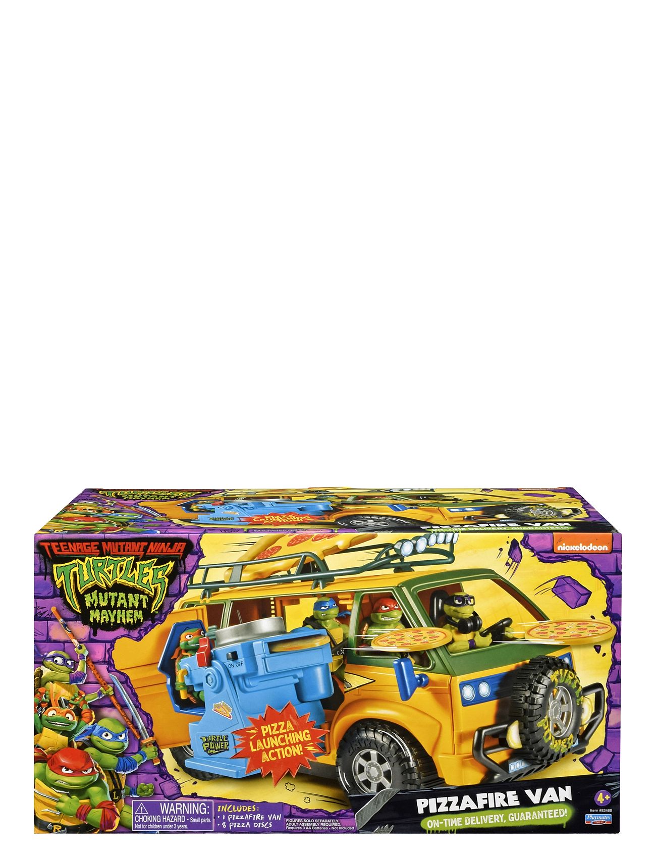 Turtles Mutant Mayhem Pizza Delivery Van Toys Playsets & Action Figures Play Sets Multi/patterned Ninja Turtles