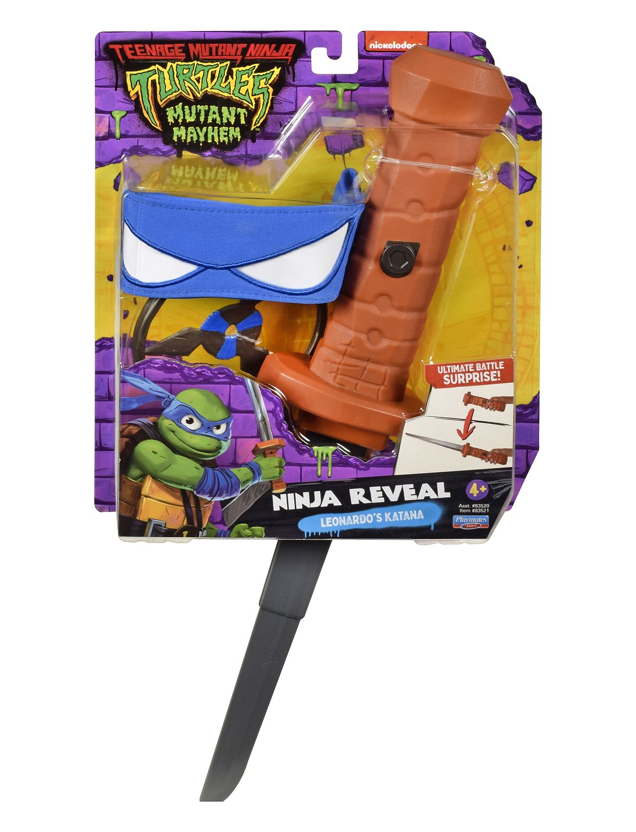 Turtles Mutant Mayhem Basic Roleplay Leonardo Toys Costumes & Accessories Costumes Accessories Multi/patterned Ninja Turtles