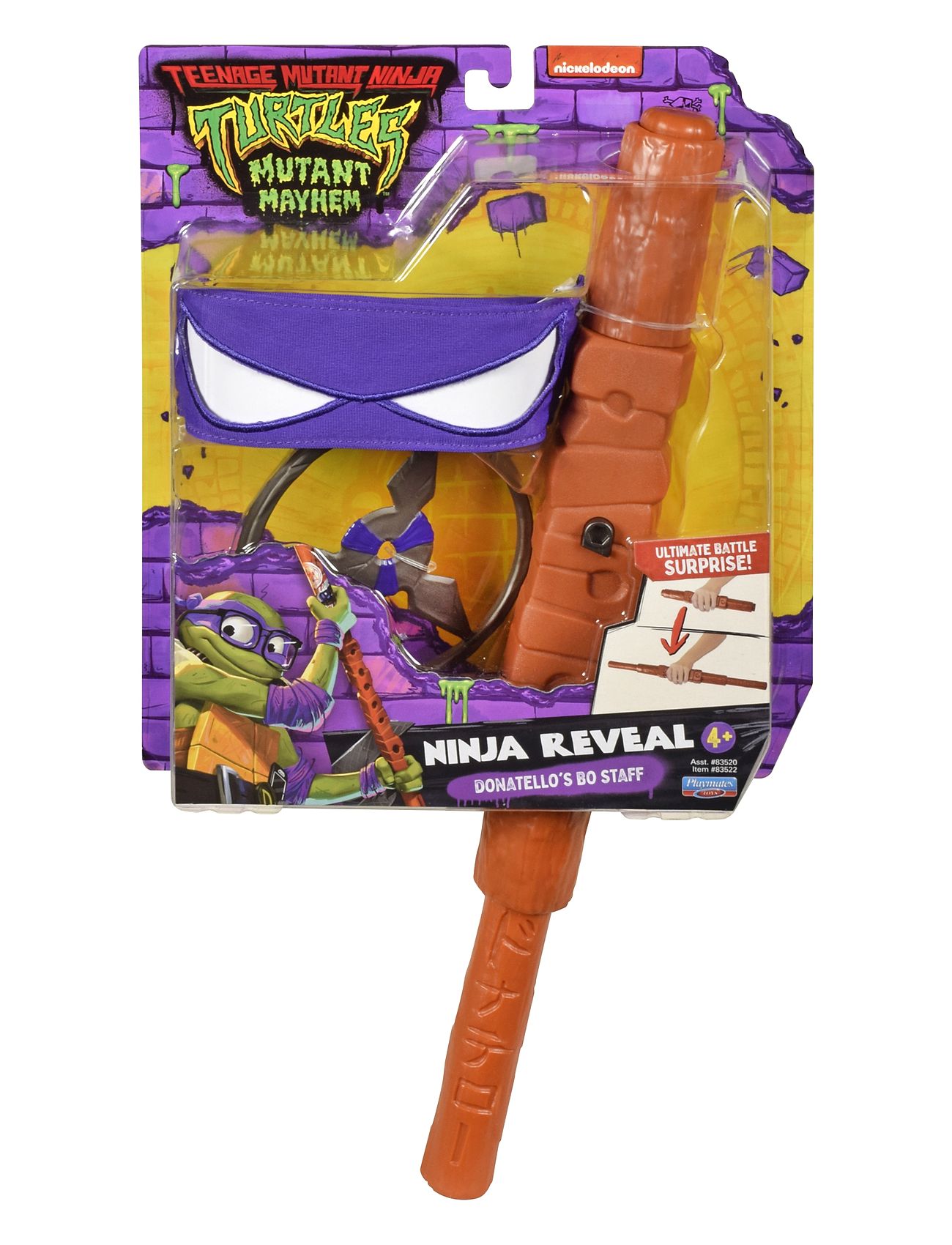 Turtles Mutant Mayhem Basic Roleplay Donatello Toys Costumes & Accessories Costumes Accessories Multi/patterned Ninja Turtles