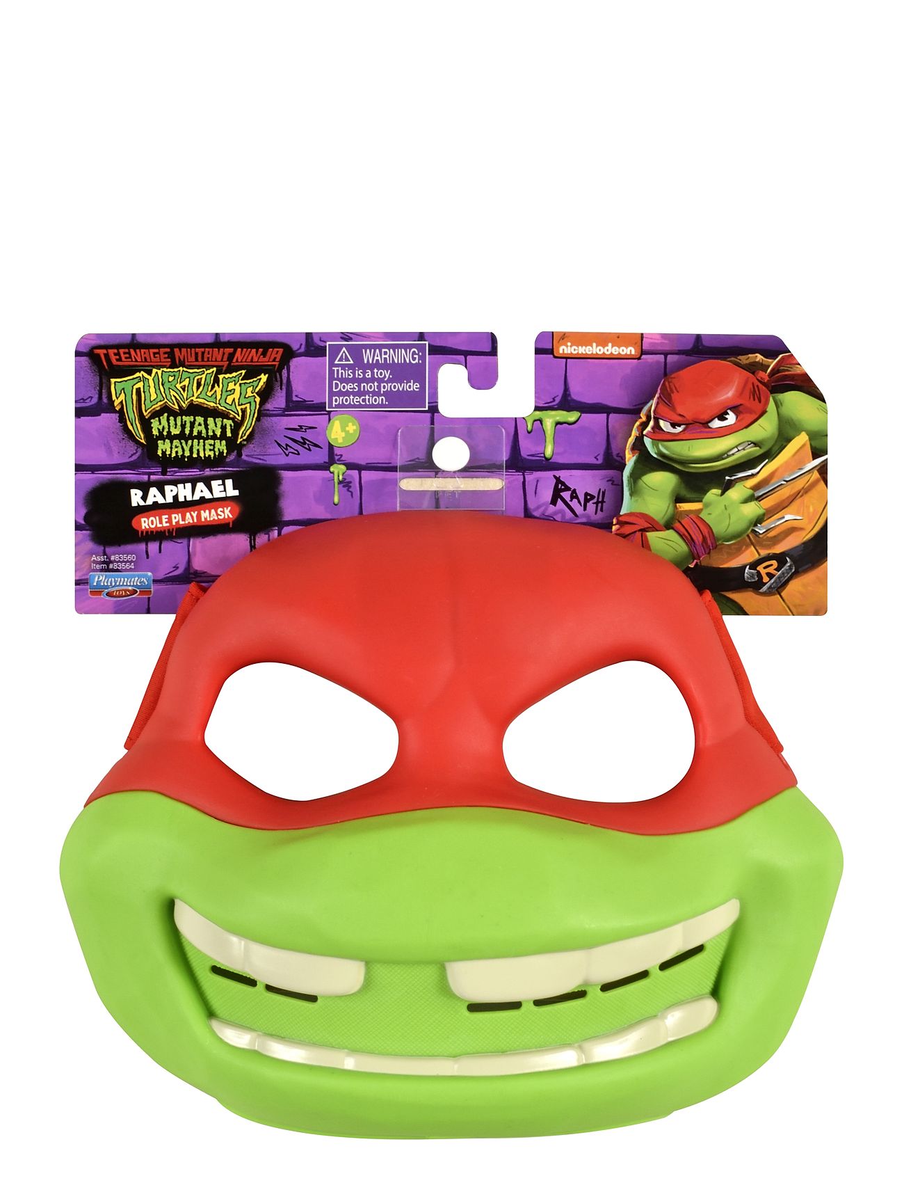 Turtles Mutant Mayhem Raphael Mask Toys Costumes & Accessories Costumes Accessories Multi/patterned Ninja Turtles