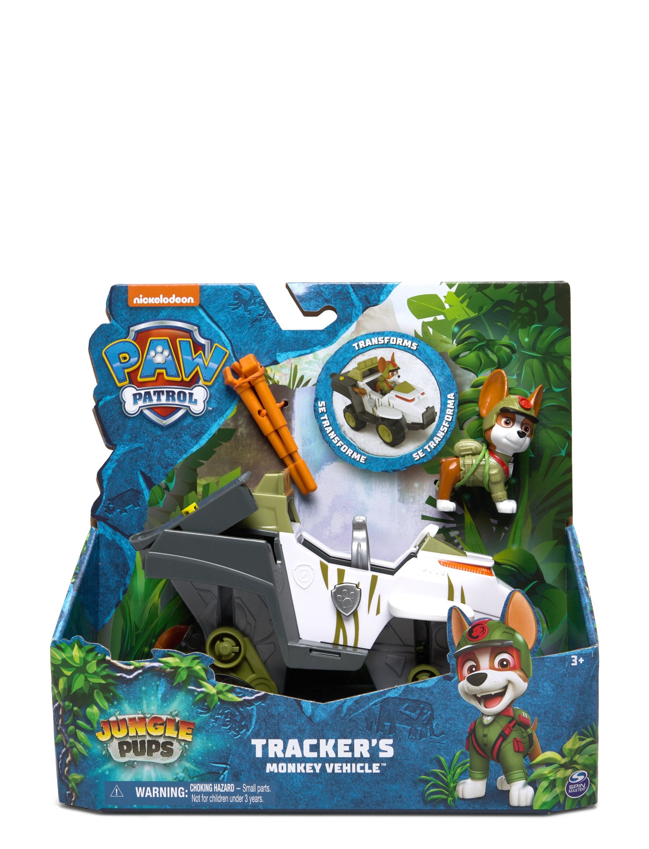 Paw Patrol Jungle Themed Vehicle - Tracker Toys Playsets & Action Figures Play Sets Multi/patterned Paw Patrol