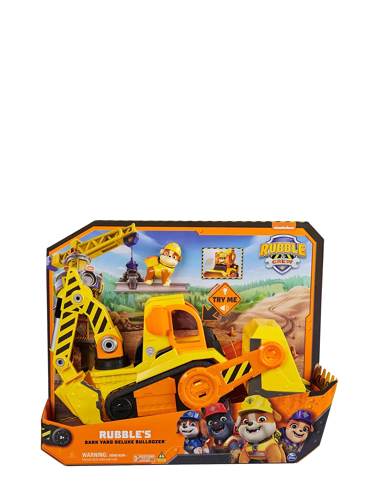 Paw Patrol Rubble & Crew Deluxe Rubble Vehicle Gul