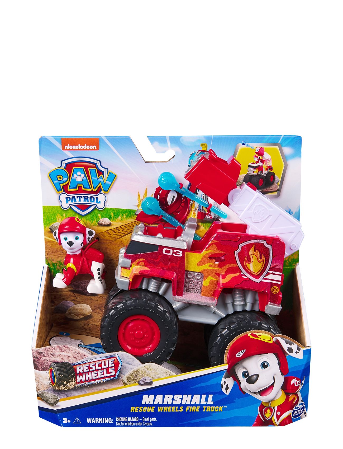 Paw Patrol Paw Patrol Rescue Wheels Themed Vehicles -Marshall Multi/patterned