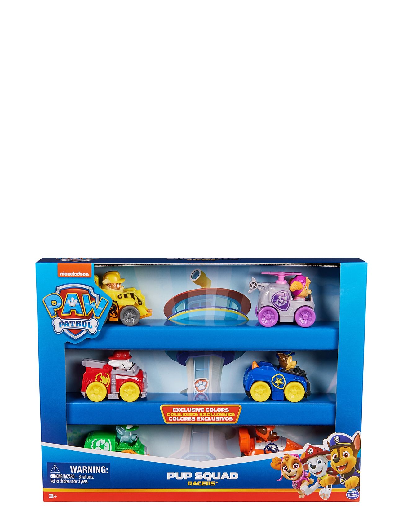 Paw Patrol Pup Squad Racer 6 Giftpack Toys Playsets & Action Figures Play Sets Multi/patterned Paw Patrol