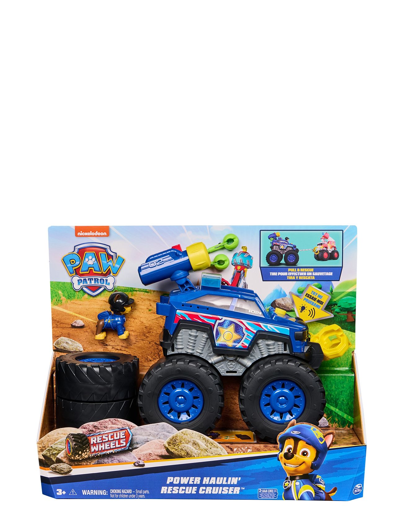 Paw Patrol Rescue Wheels Power Haulin Cruiser Toys Playsets & Action Figures Play Sets Blue Paw Patrol