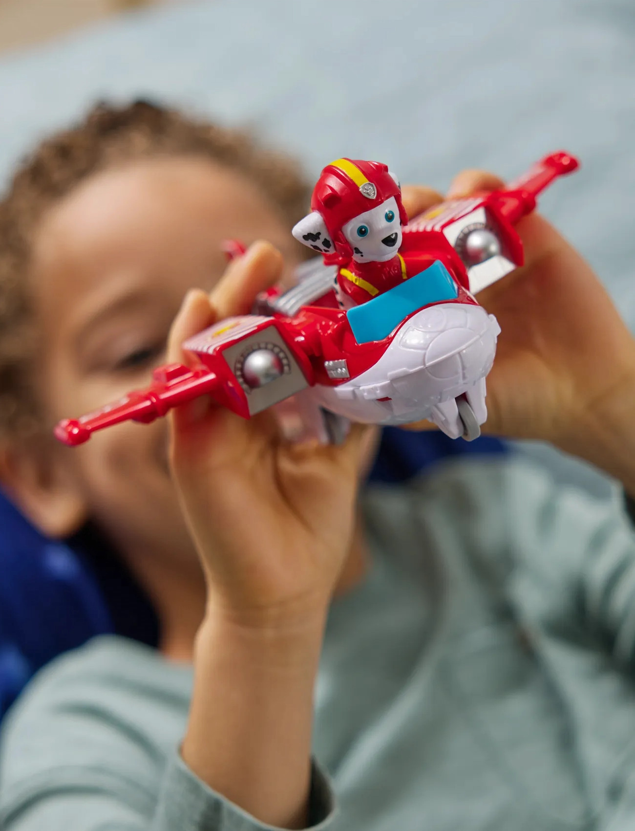 Paw Patrol Paw Patrol Air Rescue Themed Vehicle - Marshall, One Size, Multi/patterned, Legesæt Og Actionfigurer > Film- Og Eventyrfigurer, Børn