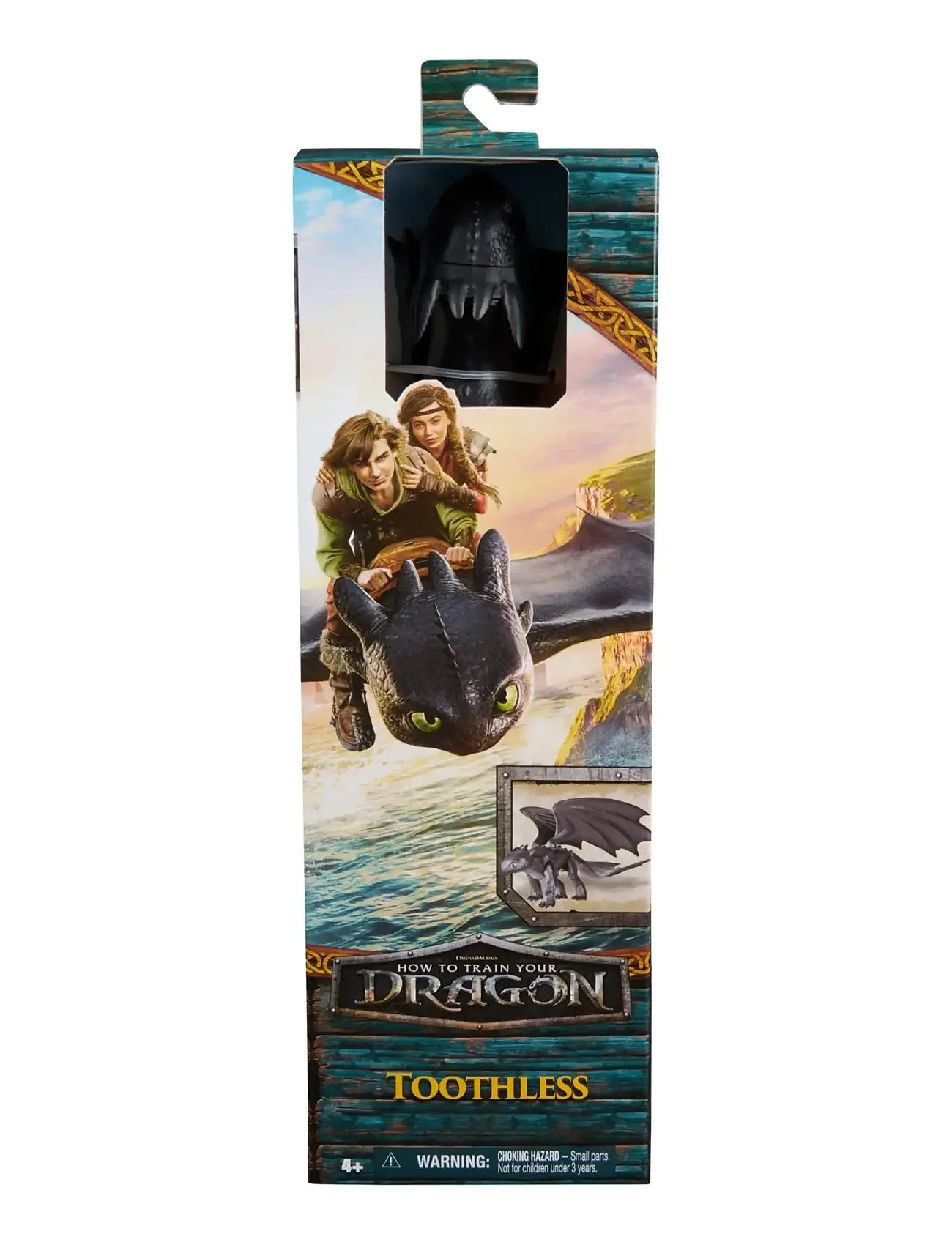 Dragon Dragons Movie Toothless 30 cm, One Size, Black, Legesæt Og Actionfigurer > Film- Og Eventyrfigurer, Børn