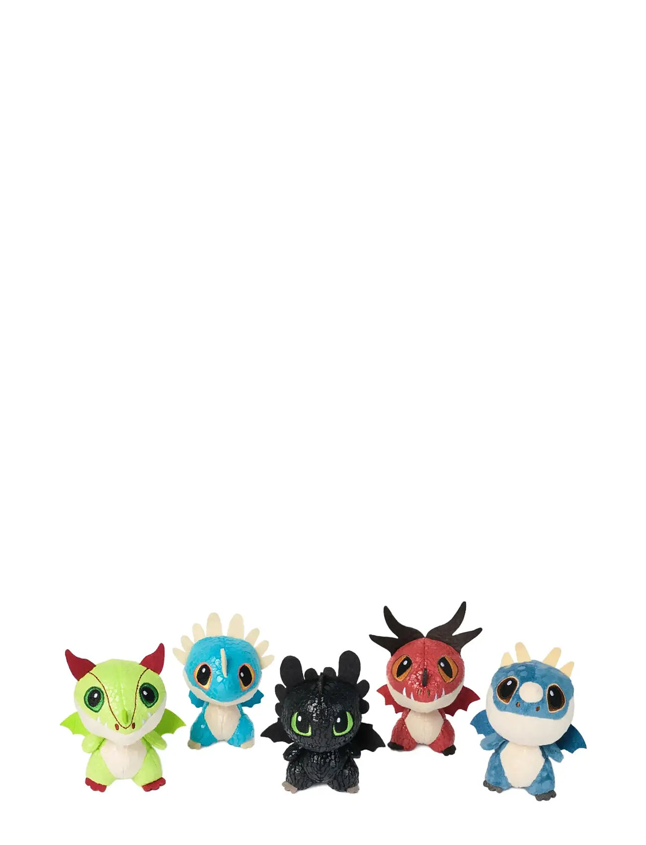 Dragons Movie Gund Plush 7,5 Cm Asst. Cdu Toys Soft Toys Stuffed Animals Multi/patterned Dragon