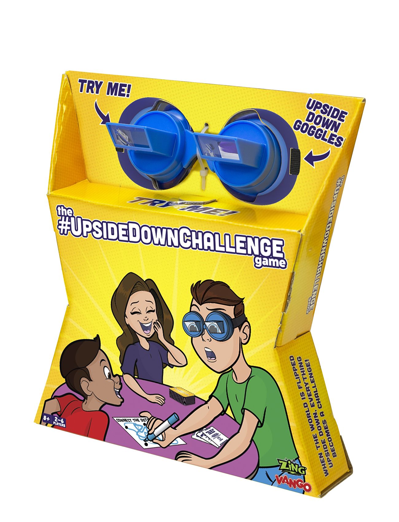 The Upside Down Challenge Toys Puzzles And Games Games Active Games Multi/patterned MAKI