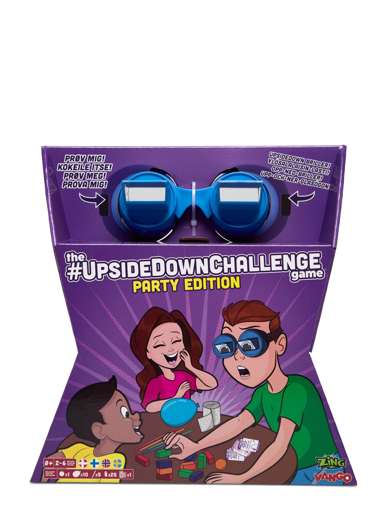 The Upside Down Challenge Party Edition Patterned MAKI