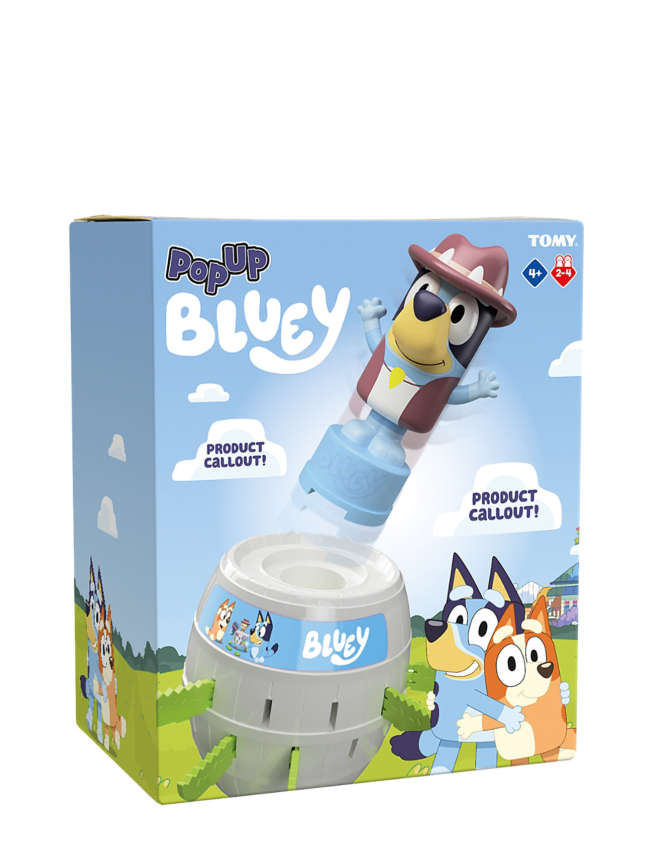 Pop-Up Bluey Toys Puzzles And Games Games Board Games Multi/patterned Bluey