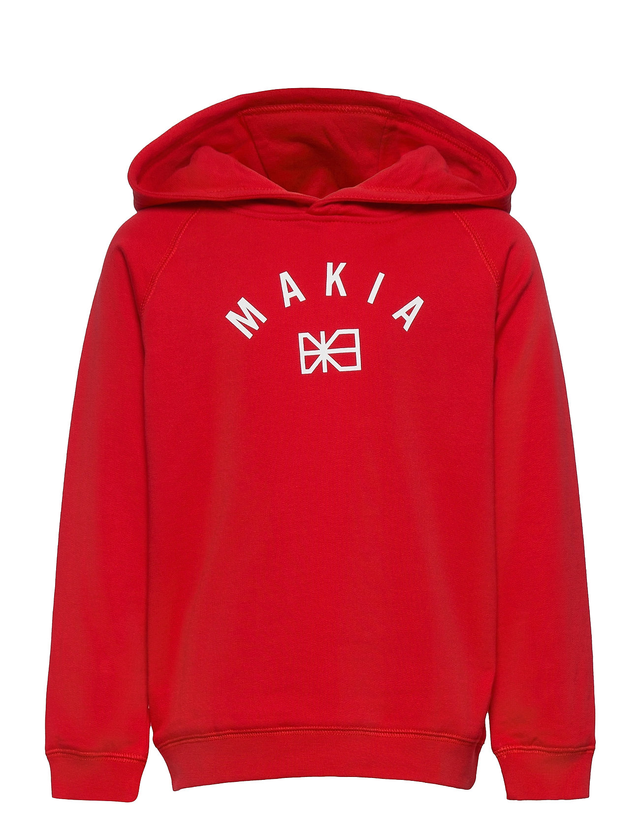 Brand Hooded Sweatshirt Huppari Punainen Makia