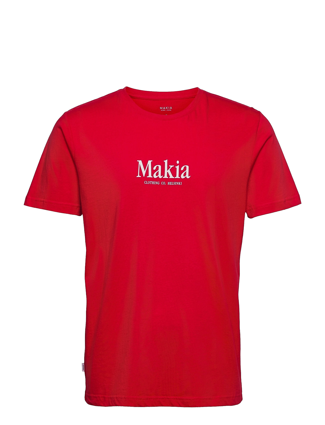 Strait T-Shirt T-shirts Short-sleeved Punainen Makia