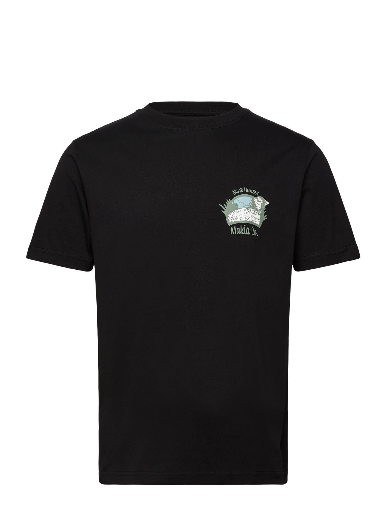 Makia Hunted T-Shirt, M, Black, T-Shirts > Kortærmede, Herre