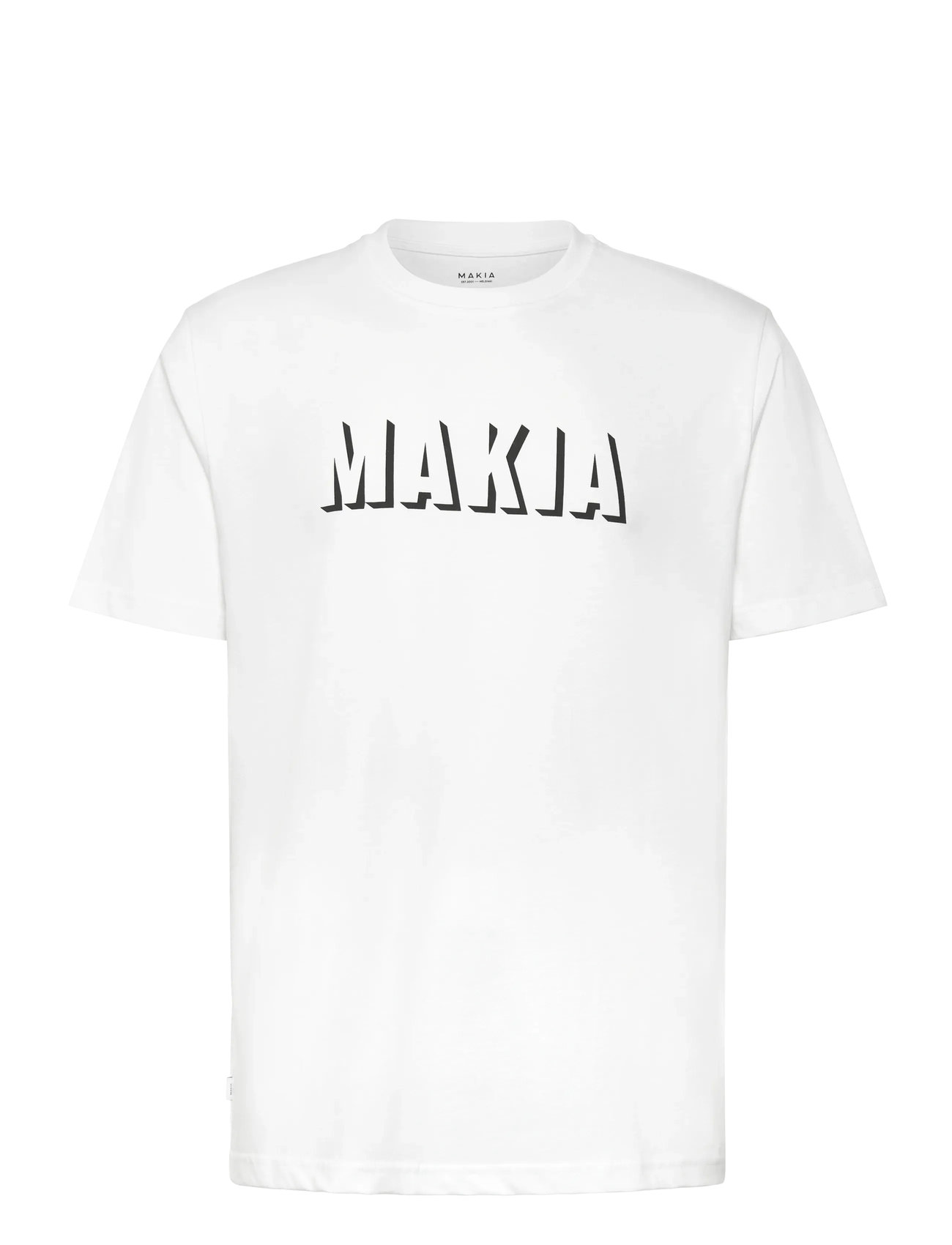 Makia Shadow T-Shirt, S, White, T-Shirts > Kortærmede, Herre