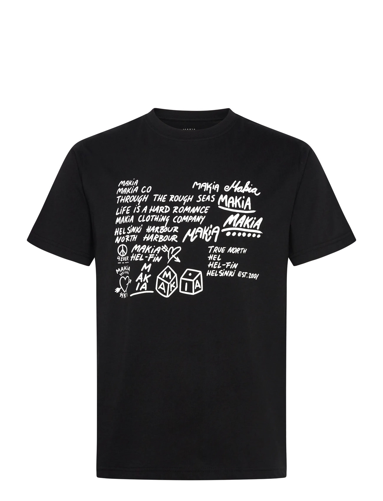 MAKIA Book T-Shirt Schwarz - M - Herren