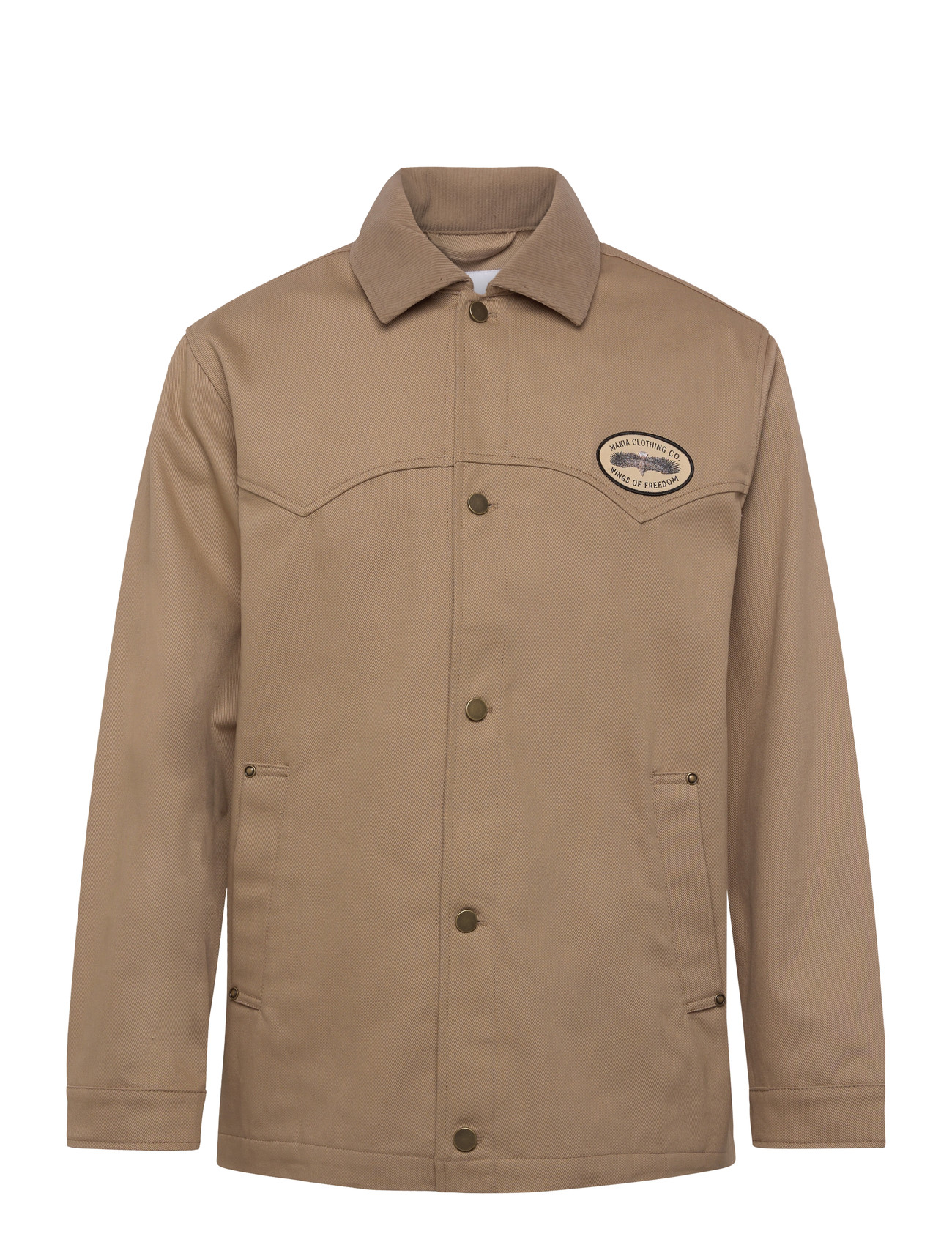 Makia Bureau Jacket, S, Brown, Jakker > Lette Jakker, Herre